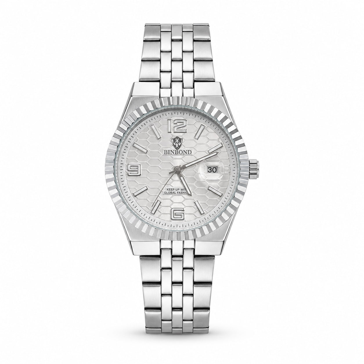 Prestige Series Silver Dial Men's Watch — fashion watch